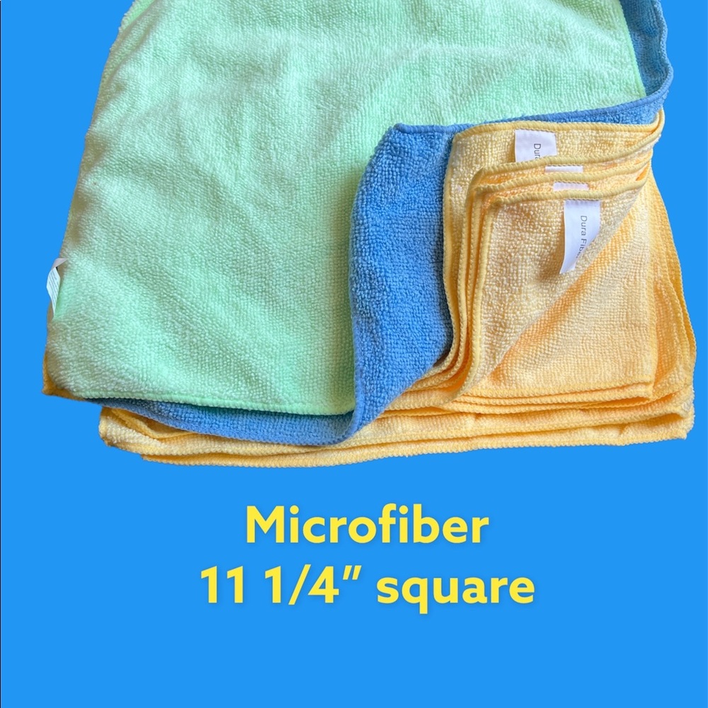 ❤️❤️Bundle of 12 Brand new microfiber cloths. They are 11 1/4” square. Many uses
